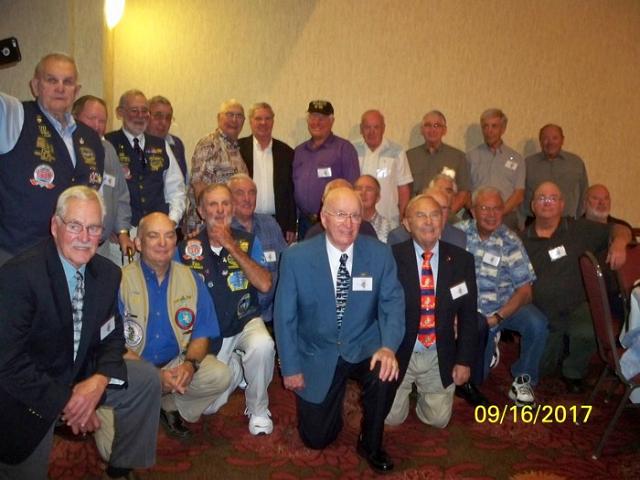 Those attending the reunion  Shipmates attending the 2017 reunion