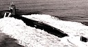 At sea from astern